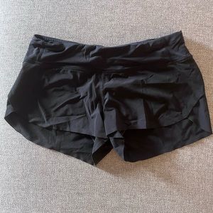 lululemon speed shorts - bonded edge